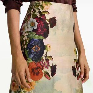 NWT Alice + Olivia Forbidden Forest Maeve Slip Skirt